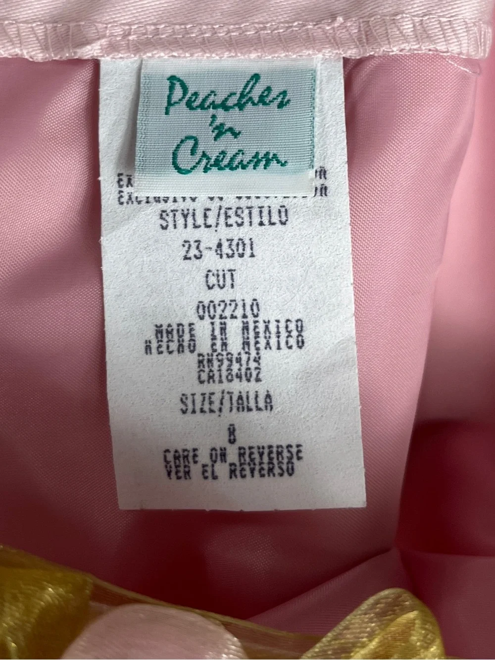 Peaches n Cream good pre